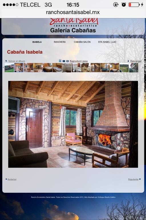 Cabanas Santa Isabel Villa Refugio Esterno foto