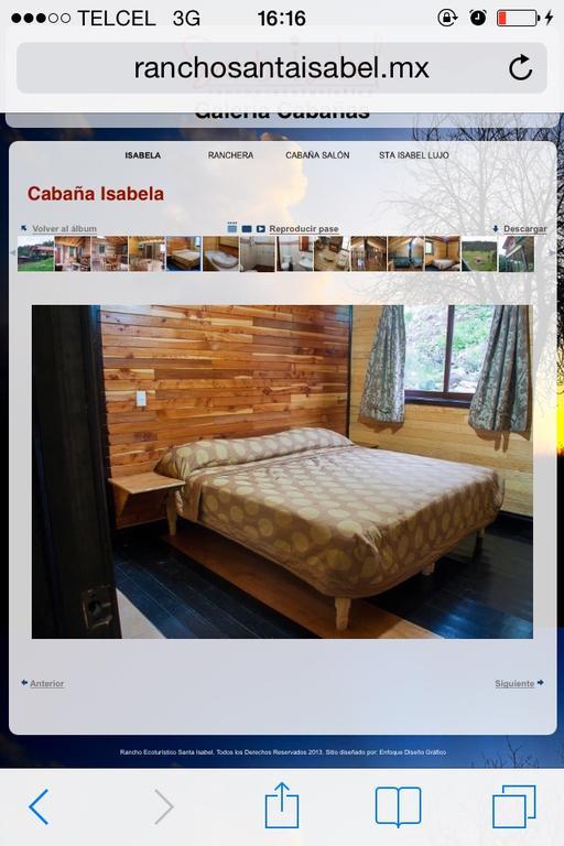 Cabanas Santa Isabel Villa Refugio Esterno foto